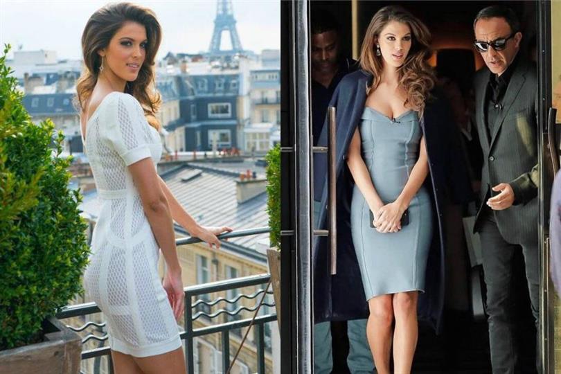 Iris Mittenaere attends Press Conference in France